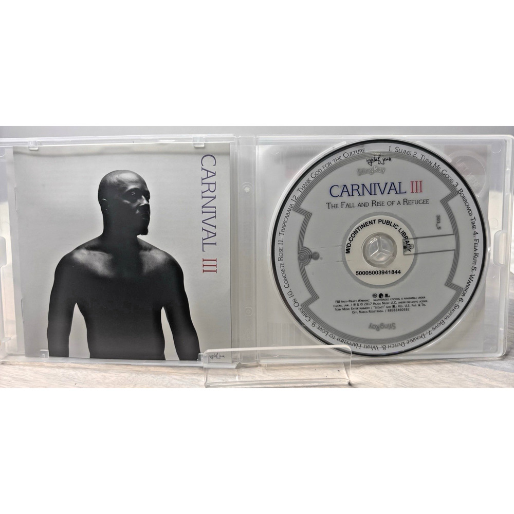 Carnival III: the Fall & Rise of a Refugee by Jean, Wyclef (CD, 2017) - Picture 3 of 5